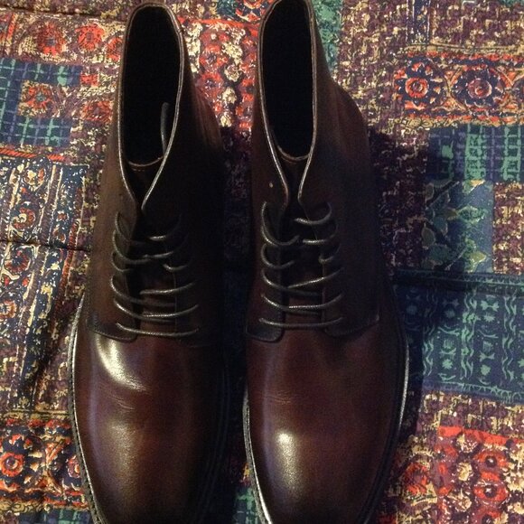 Zanzara Men's Cyclades Brown Leather Boots - 11.5 - New in Box - Picture 1 of 11